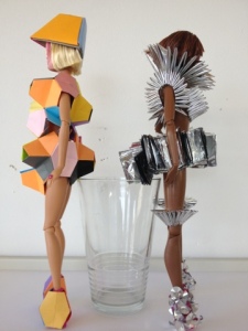 FredBulterStyle blogspot com Barbie Futurisitic Fashion Art For Selfridges 3